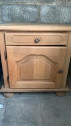 Table de chevet en chêne massif, Maison & Meubles, 45 à 65 cm, Comme neuf, Enlèvement, 55 à 70 cm