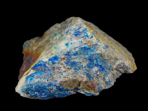 LINARIET uit Herdorf, Duitsland., Verzamelen, Mineralen en Fossielen, Mineraal, Ophalen of Verzenden