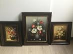 3 schilderijen Bloemen, Ophalen