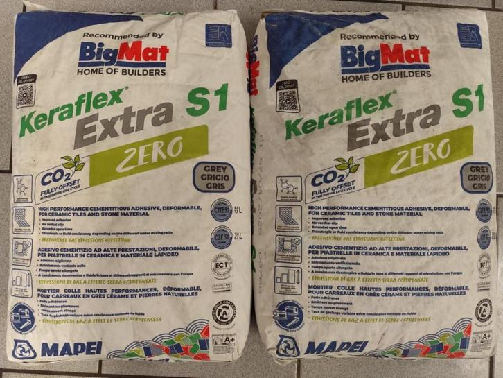 MAPEI KERAFLEX EXTRA S1 ZERO 25kg, Bricolage & Construction, Dalles & Carrelages, Neuf, Céramique, Enlèvement