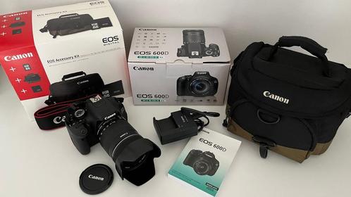 Canon EOS 600D spiegelreflexcamera, TV, Hi-fi & Vidéo, Appareils photo numériques, Utilisé, Reflex miroir, Canon, Enlèvement
