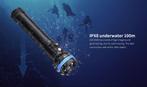 XTAR D26 “ Long Model 2500 Lumen “ - Ecocheques, Sports nautiques & Bateaux, Plongée, Enlèvement ou Envoi, Neuf, Lampe de plongée