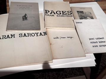 Aram Saroyan, ensemble de livres, concrete poetry beschikbaar voor biedingen