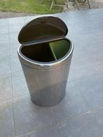 Brabantia RVS touch prullenbak, Ophalen, Inox, 50 tot 75 cm, Nieuw