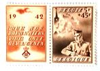 1942 MNH krijgsgevangenen **, Postzegels en Munten, Postzegels | Europa | België, Verzenden, Orginele gom, Postfris, Postfris