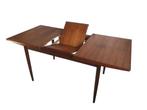 Schitterende vintage Louis van Teeffelen eettafel teak, Ophalen of Verzenden, Gebruikt