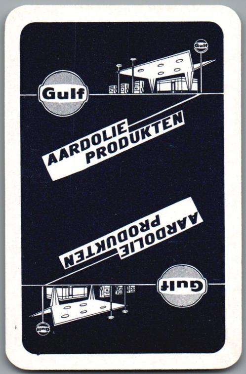 carte à jouer - LK8172 - 2# Gulf, produits pétroliers, Collections, Cartes à jouer, Jokers & Jeux des sept familles, Comme neuf