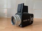 Hasselblad 500CM + A12 6x6 Film Back Magazine + C 80mm, Enlèvement ou Envoi, Utilisé