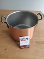 koperen kookpot 25cm, Huis en Inrichting, Keuken | Potten en Pannen, Overige materialen, Inductieplaat, Nieuw, Ophalen