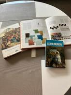 3 boeken schilderen, Ophalen