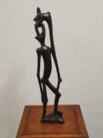 Prachtig vintage jaren‘80 Ebbenhouten sculptuur uit Tanzania, Antiek en Kunst, Ophalen of Verzenden