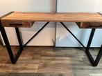 Mooi bureautje 1m40 lang 40 breed en 80 hoog., Maison & Meubles, Tables | Dessertes, 100 à 150 cm, 25 à 50 cm, Enlèvement, Utilisé