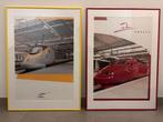 Ingelijste poster Eurostar & Thalys, Neuf, Rectangulaire vertical, Avec cadre, A1 jusqu'à A3