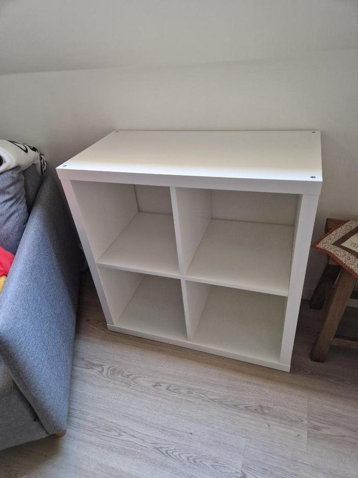 Te koop ikea kallax open vakkenkast wit, Huis en Inrichting, Kasten | Boekenkasten, Zo goed als nieuw, 50 tot 100 cm, Minder dan 100 cm