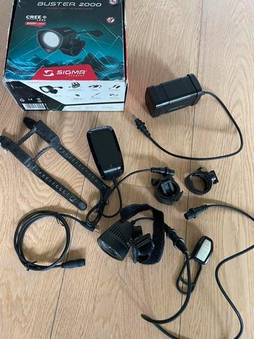 Fietslamp Sigma Buster 2000 beschikbaar voor biedingen
