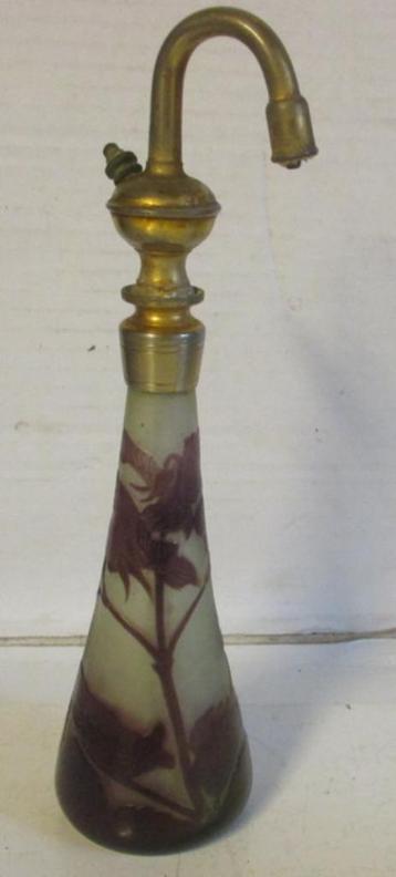 originele art nouveau acid etched Galle vaporisateur beschikbaar voor biedingen