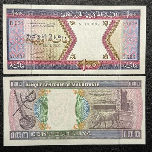 Mauritanië - 100 Ouguiya 2002 - P 4K - GEM UNC, Postzegels en Munten, Bankbiljetten | Oceanië, Verzenden