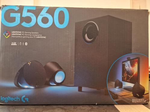 Logitech G560 DTS:X LIGHTSYNC RGB-geluidssysteem, Computers en Software, Pc speakers, Zo goed als nieuw, Audiokanaal 2.1, Ophalen of Verzenden