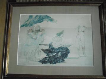 Claude Weisbuch  1927 - 2014  Litho Kunstenaar + model beschikbaar voor biedingen