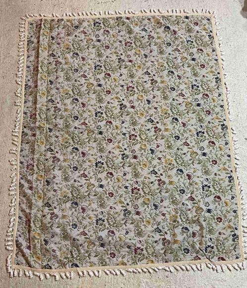 Grand foulard tafelkleed kleed brocante bloemen 179/134, Maison & Meubles, Accessoires pour la Maison | Plaids & Couvertures, Enlèvement ou Envoi