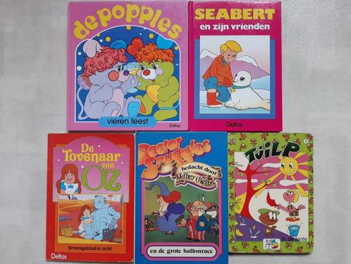 5 boekjes jaren 80 (Popples/Seabert/Tjilp/Dr Snuggles/Oz), Boeken, Kinderboeken | Jeugd | onder 10 jaar, Gelezen, Verzenden