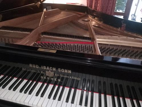 Piano vleugel Ibach refurbished 180 cm, Muziek en Instrumenten, Piano's, Gebruikt, Piano, Zwart, Hoogglans, Ophalen