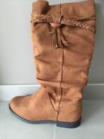 Hoge laarzen met rits maat 38 nubuck, Ophalen, Hoge laarzen, Bruin, Nieuw