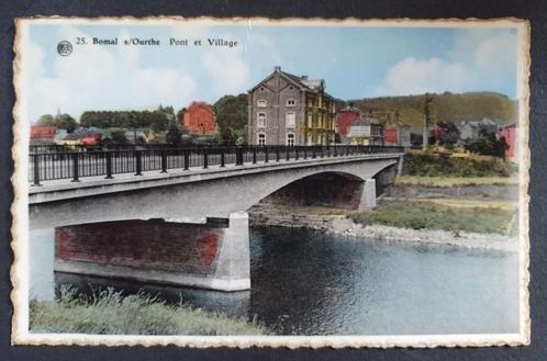 Bomal s/ Ourthe Pont et Village (région de Durbuy), Collections, Cartes postales | Belgique, Affranchie, Luxembourg, 1940 à 1960