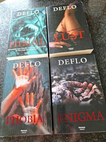 Luc DEFLO : 4 Thrillers / zie titels hierna beschikbaar voor biedingen