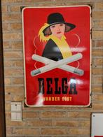 Emaille reclame bord belga, Ophalen, Zo goed als nieuw