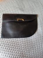DELVAUX Zwarte buideltas met logo, Verzenden, Overige kleuren