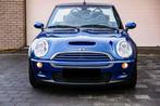 Mini Cooper S Cabrio 1.6 170pk Historiek Xenon R53, Auto's, Voorwielaandrijving, 4 zetels, Zwart, 4 cilinders