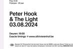 2 places Peter Hook & the light 03/08, Tickets & Billets, Concerts | Rock & Metal, Deux personnes, Août, Rock of Poprock