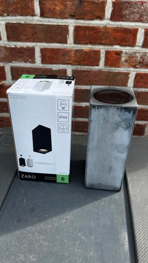 Lucide Zaro - buiten wandlamp - 6 stuks, Huis en Inrichting, Lampen | Wandlampen, Gebruikt, Metaal, Ophalen