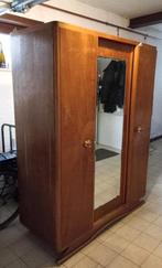 Eikenhouten vintage kleerkast, Huis en Inrichting, Kasten | Kleerkasten, Ophalen, Gebruikt, Eikenhout, Met plank(en)