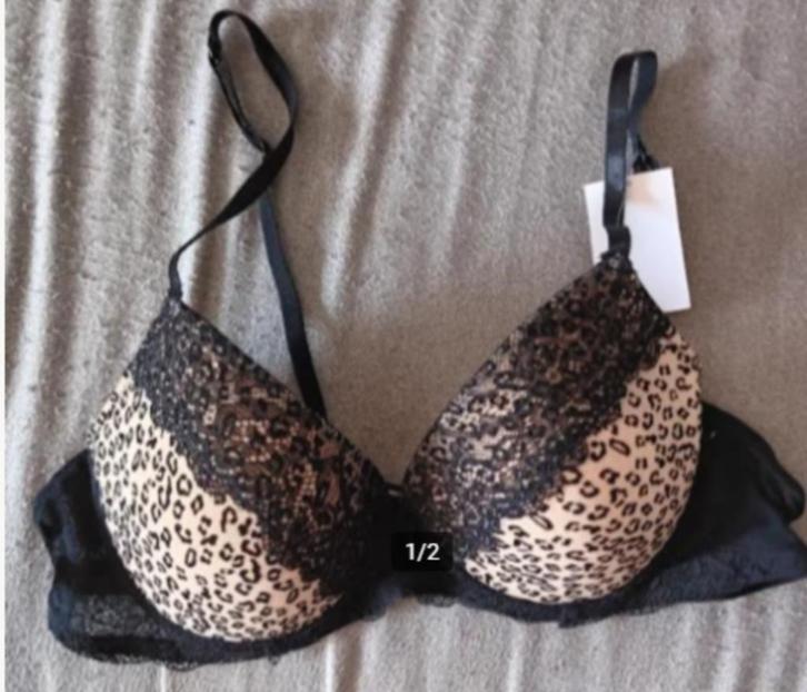 Soutien gorge léopard brun/noir 100 B NEUF, Kleding | Dames, Ondergoed en Lingerie, BH, Overige kleuren, Ophalen of Verzenden