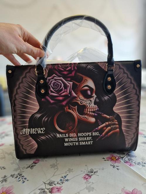 Handtas , echte leder , ANNEKE , nieuw, Handtassen en Accessoires, Tassen | Damestassen, Nieuw, Handtas, Ophalen of Verzenden