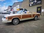 Chrysler Le-Baron woody cabriolet (bj 1986, automaat), Auto's, Automaat, Beige, Cabriolet, Wit