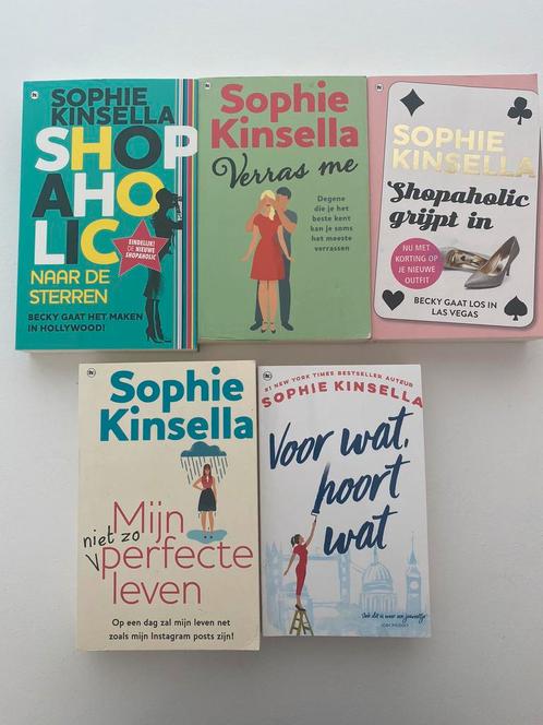 5 boeken van Sophie Kinsella, Boeken, Humor, Zo goed als nieuw, Ophalen