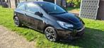OPEL CORSA 1.4 BENZINE BJ 2019 PLAATSCHADE, Auto diversen, Ongevalwagen, Ophalen, Zwart, 1400 cc, Benzine