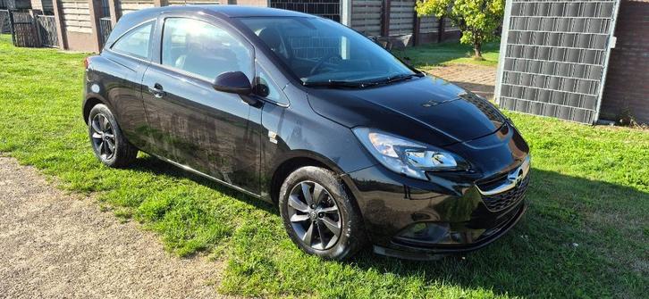 OPEL CORSA 1.4 BENZINE BJ 2019 PLAATSCHADE, Auto diversen, Ongevalwagen, Opel, Handgeschakeld, Benzine, Zwart, Ophalen