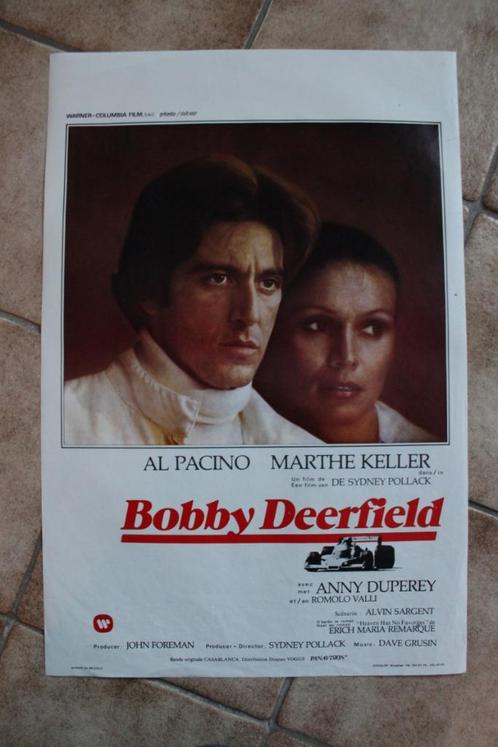 filmaffiche Al Pacino Bobby Deerfield 1977 filmposter, Collections, Posters & Affiches, Comme neuf, Cinéma et TV, A1 jusqu'à A3