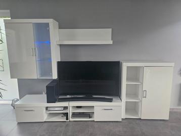 Meuble TV composition murale (hors téléviseur&accessoires!), Enlèvement, Comme neuf