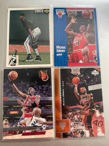 4 cartes Michael Jordan