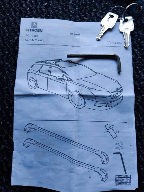 Originele Dakdragers Citroën C5 (Tourer/Crosstourer), Auto diversen, Dakdragers, Gebruikt, Ophalen