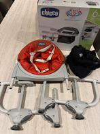 Chicco 360 Tafel Kinderstoel – Met Doos & Accessoires, Ophalen, Gebruikt, Hangstoel, Gordel(s)