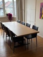 8 chaises Arper Norma #1702 (prix par pièce), Enlèvement, Noir, Cuir