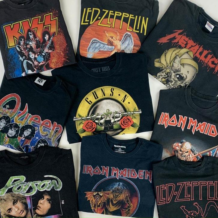 GEZOCHT: Oude band shirts Rock/Metal/Pop..., Cd's en Dvd's, Vinyl Singles, Ophalen