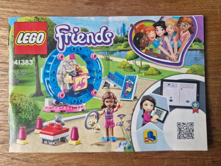 Lego friends Olivia's hamsterspeelplaats 41383, Kinderen en Baby's, Speelgoed | Duplo en Lego, Zo goed als nieuw, Lego, Complete set
