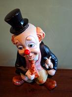 Clown spaarpot groot, Ophalen, Zo goed als nieuw, Steen, Aardewerk of Keramiek, Strip- of Tekenfilmfiguur